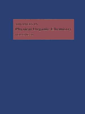 cover image of Advances in Physical Organic Chemistry